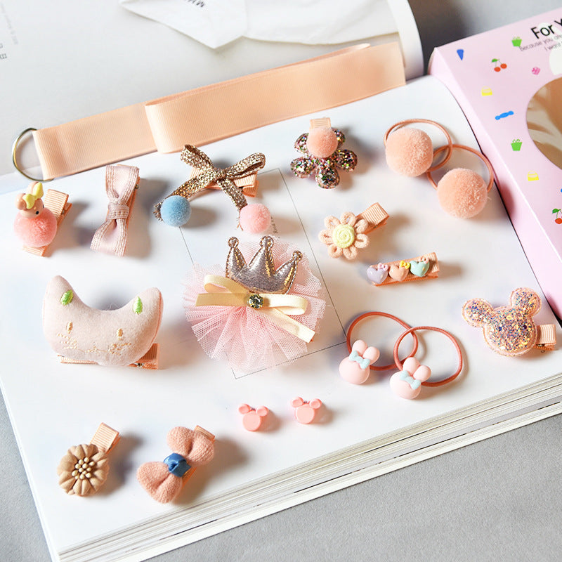 18-Piece Hair Accessories Set | 7 Colours | Women & Girls