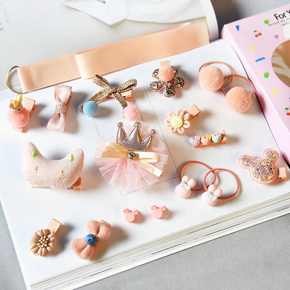 18-Piece Hair Accessories Set | 7 Colours | Women & Girls