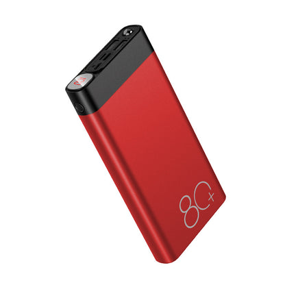 Slim Alloy Power Bank with LCD Display – Fast Charging 10000mAh & 20000mAh