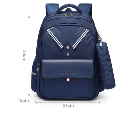 Kids' Unisex Waterproof School Backpack 36–55L – Korean Style