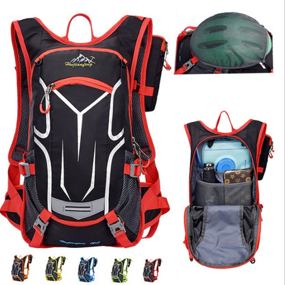 Waterproof Hiking Backpack with Rain Cover – Lightweight Multi-Pocket Rucksack Yellow, Blue, Red, Orange & Green