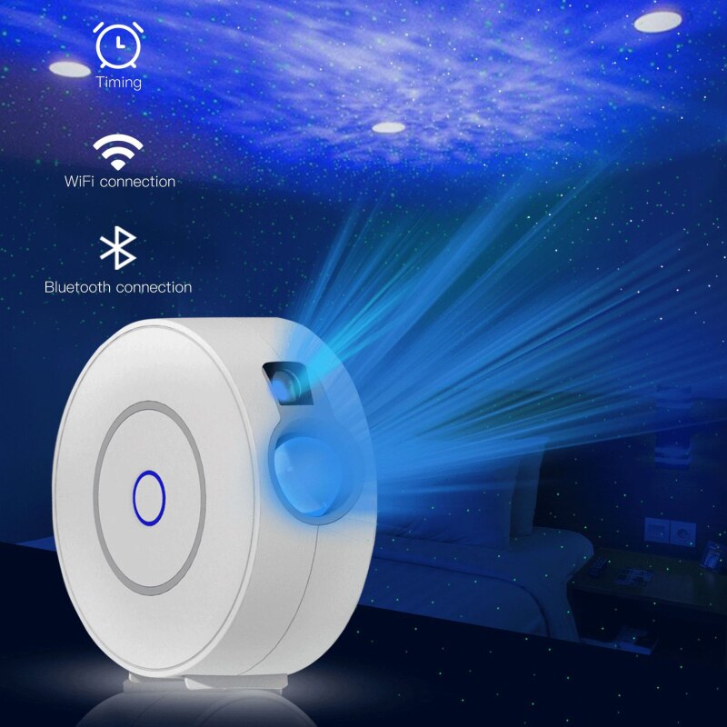 Starry Sky Projector Lamp — LED Galaxy Night Light for Bedroom & Home Decor