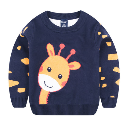 Children's Cartoon Pullover Sweatshirt | Soft Kids Jumper
