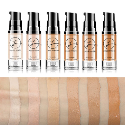 Waterproof Liquid Foundation & Concealer – Brightening 6ml, 6 Shades