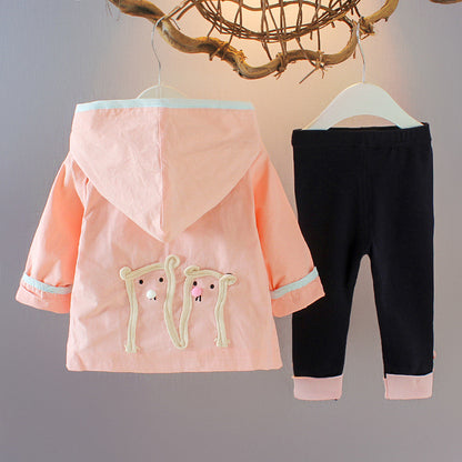 Baby & Toddler Cartoon Three-Piece Set | Long Sleeve