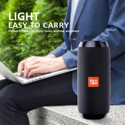 Portable Bluetooth Speaker with FM Radio & IPX5 Waterproofing