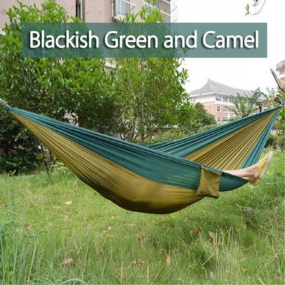 210T Parachute Nylon Camping Hammock – 270×140cm Lightweight Portable Hammock 30+ Colours