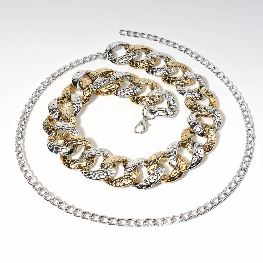 Women's Body & Waist Chain – Electroplated Acrylic Summer Jewellery