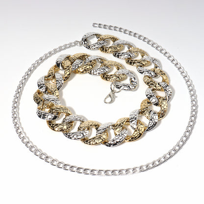 Women's Body & Waist Chain – Electroplated Acrylic Summer Jewellery