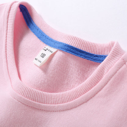 Children's Cotton Long Sleeve Sweatshirt | Boys & Girls Casual Top