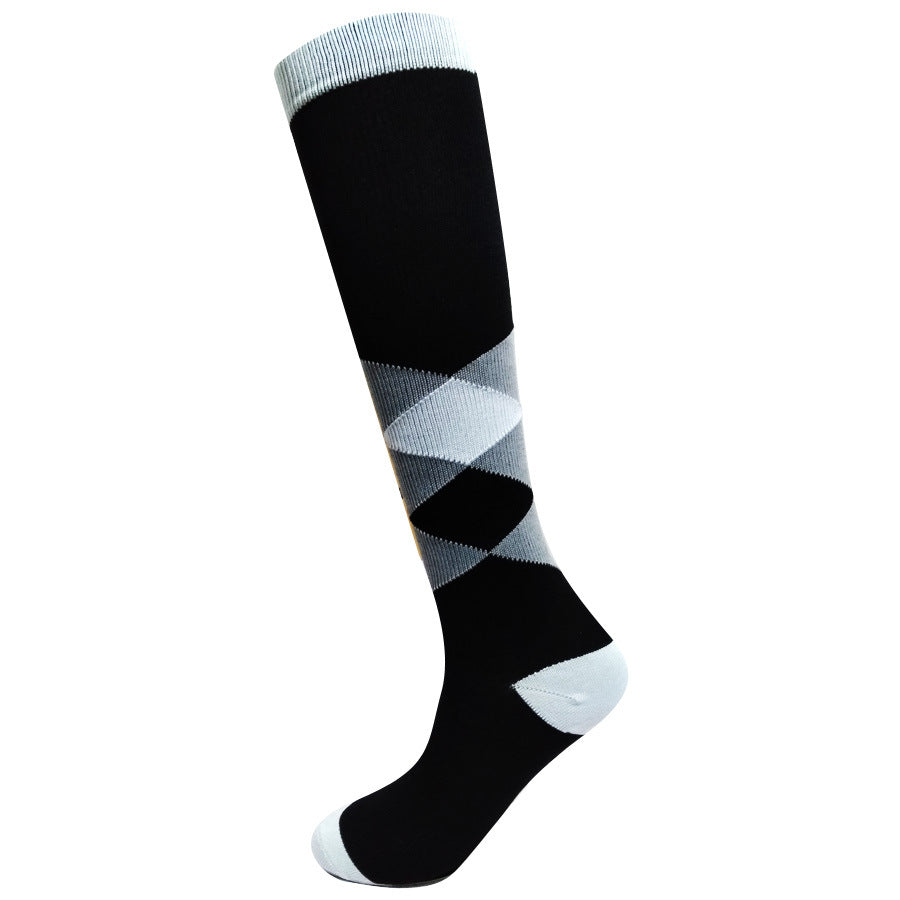 Men's Nylon Jacquard Compression Socks – Sports & Leg Support