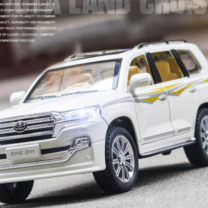1:24 Scale Alloy Pull-Back Off-Road Car Model with Sound & Light
