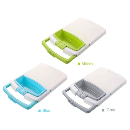 3-in-1 Sink Cutting Board with Drain Basket – Multi-Function PP Kitchen Board