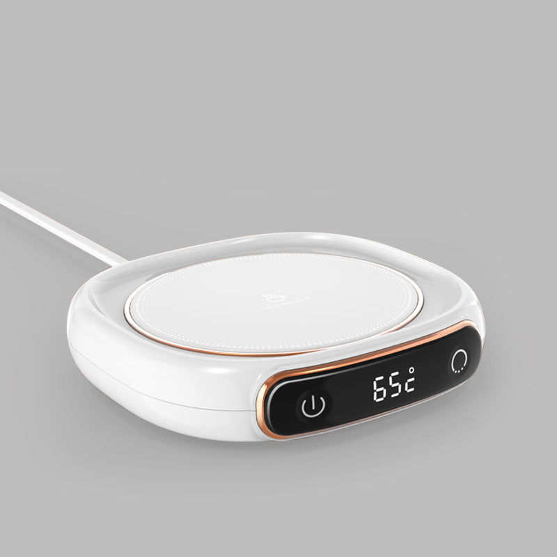 Desktop Mug Warmer Coaster — Smart Heating Pad for Coffee, Tea & Hot Drinks