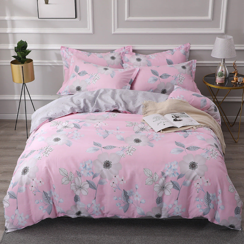 Cotton Four-Piece Bedding Set | Single to Super King & Beyond