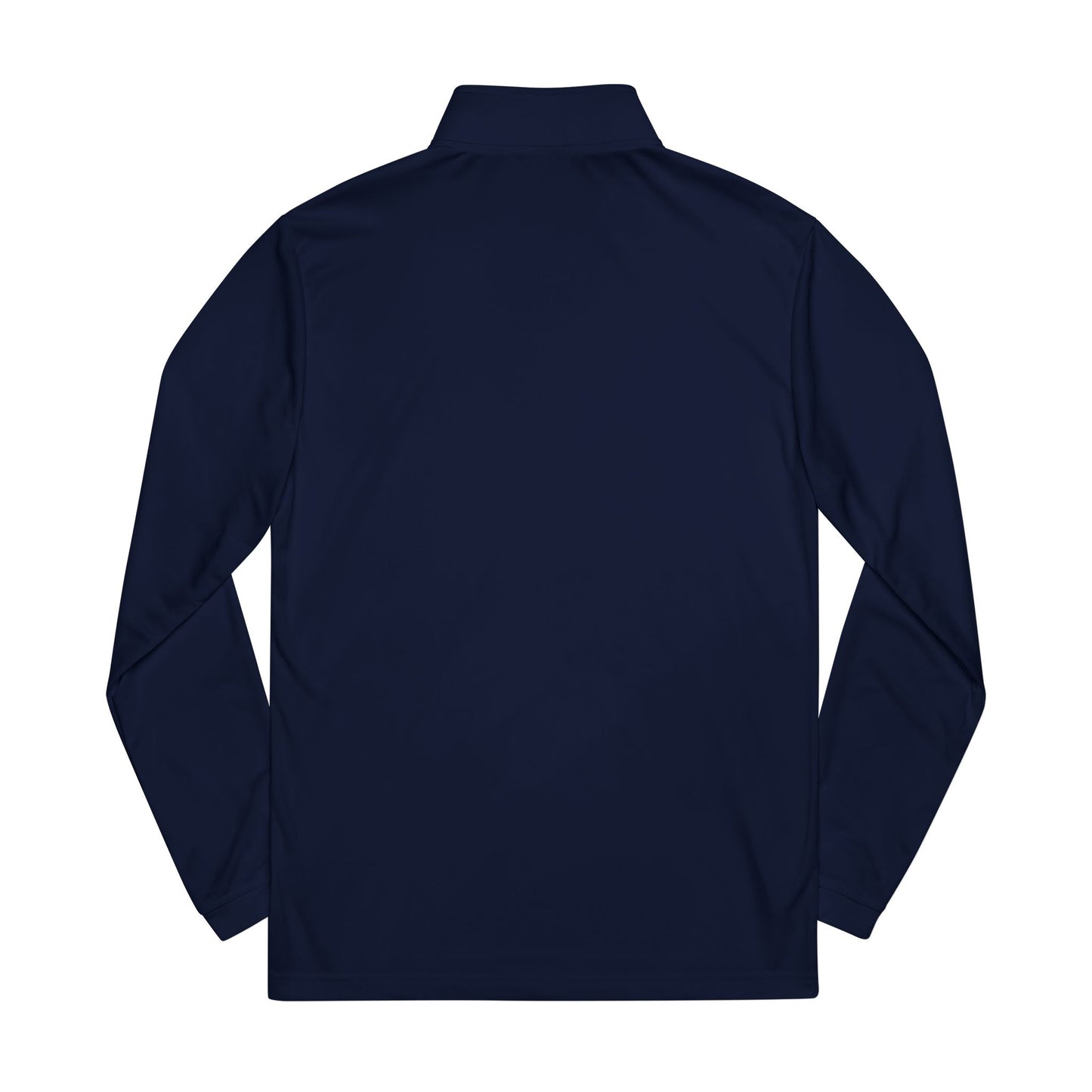 Adidas Embroidered Quarter-Zip Pullover | White Athletic Top