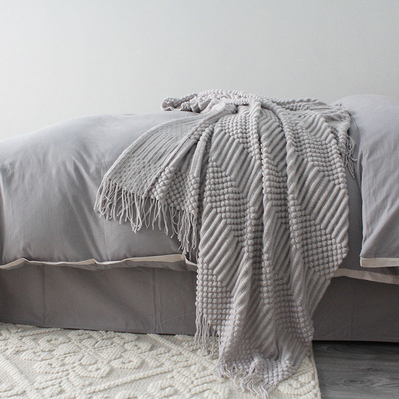 Soft Fleece Throw Blanket | 127x170cm Sofa & Bed Blanket