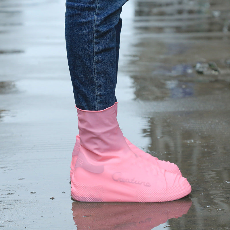 Silicone Waterproof Shoe Covers – Unisex Rain Boot Overshoes
