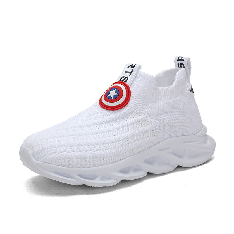 Kids' Knitted Trainers – Breathable Casual Shoes