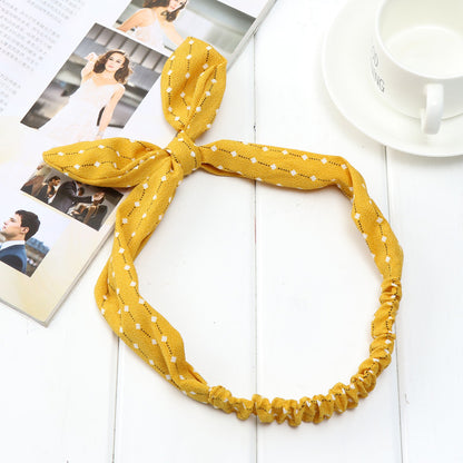 Bow & Bunny Ears Fabric Headband – 59 Styles