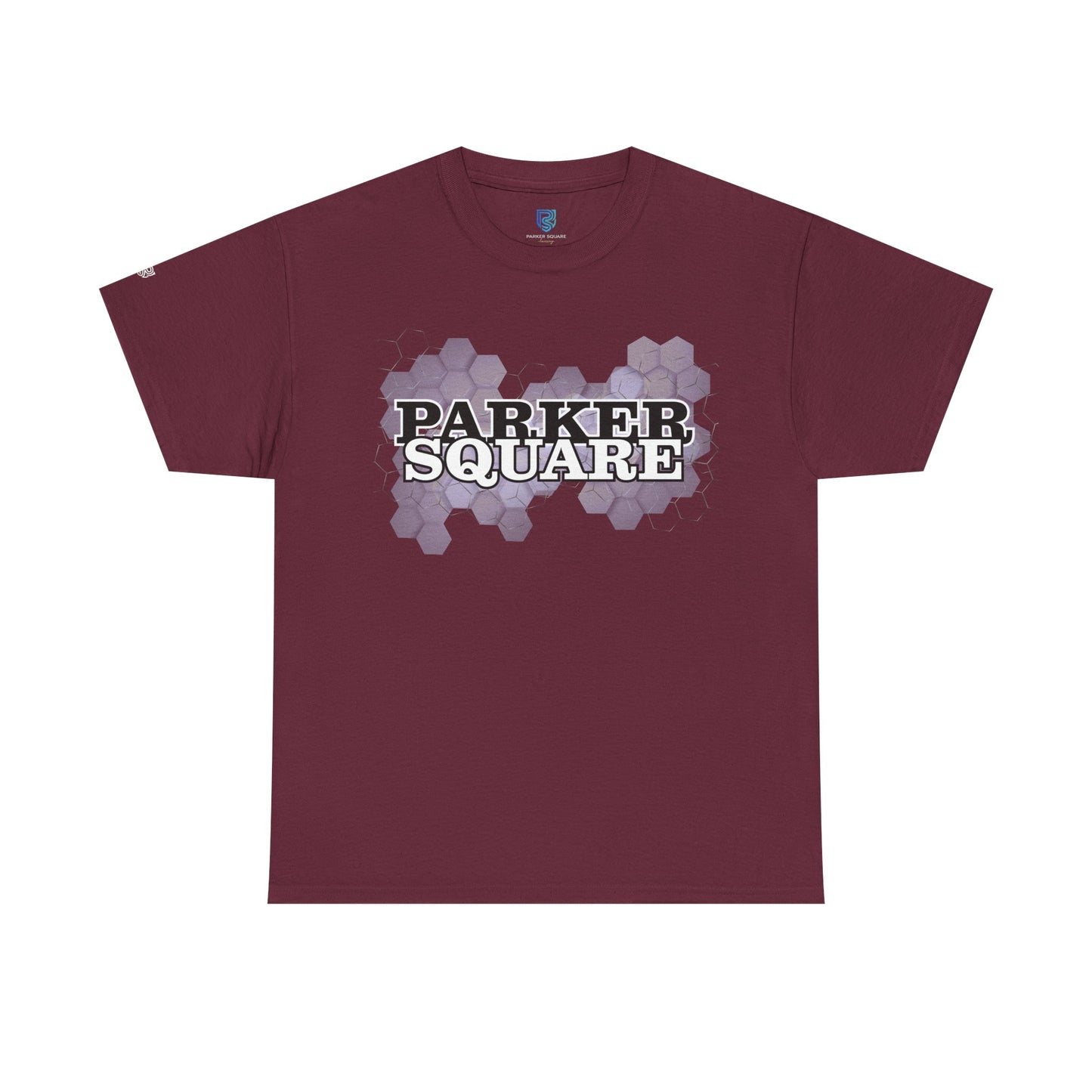 Parker Square T‑Shirt — Retro Campus Logo Tee