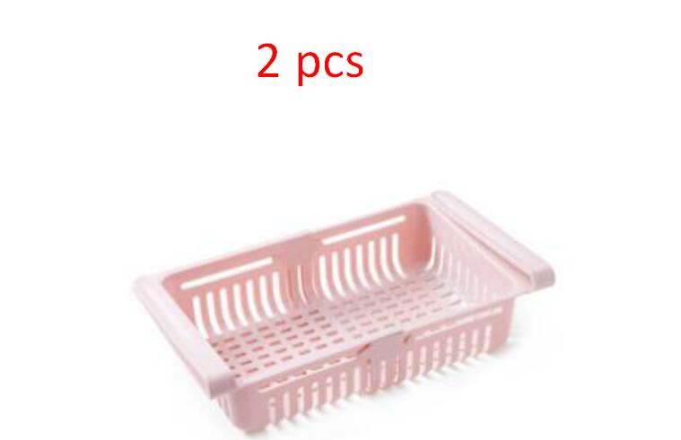 Stretchable Fridge Storage Basket Organiser