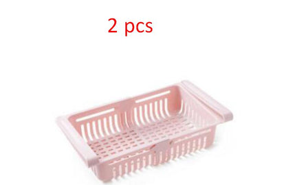 Stretchable Fridge Storage Basket Organiser