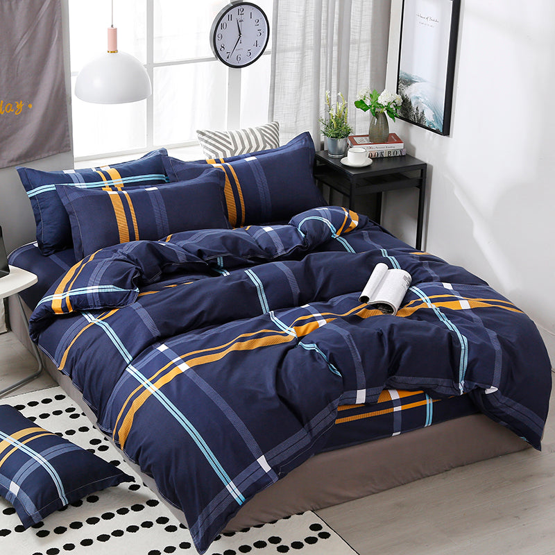 Cotton Blend Bedding Set 4 Piece 2.2m Super King | 6 Designs