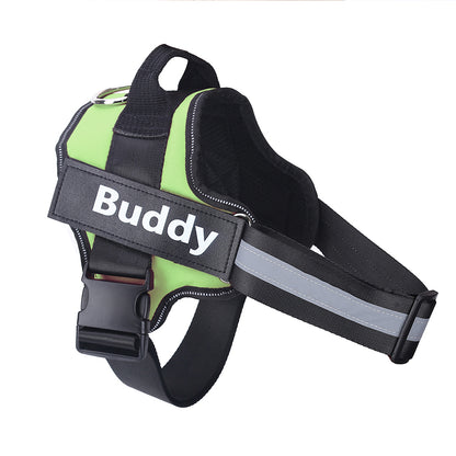 No-Pull Reflective Dog Harness | Adjustable Nylon Vest Puppy to XXL