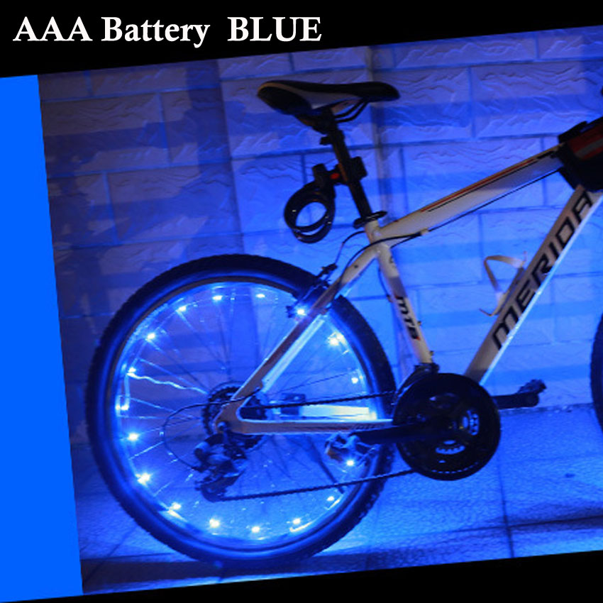 LED Bicycle Spoke Lights – Flashing Wheel Safety Lights 6 Colours