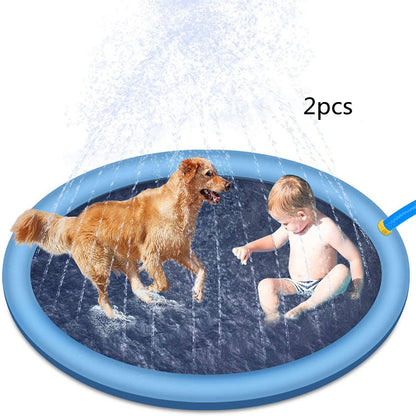 Non-Slip Splash Pad for Kids & Pets | Backyard Sprinkler Play Mat 96cm–2m