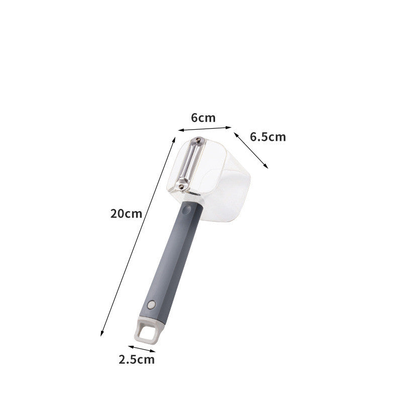 Stainless Steel Vegetable Peeler — Ergonomic PP Handle, Sharp Single-Blade Design