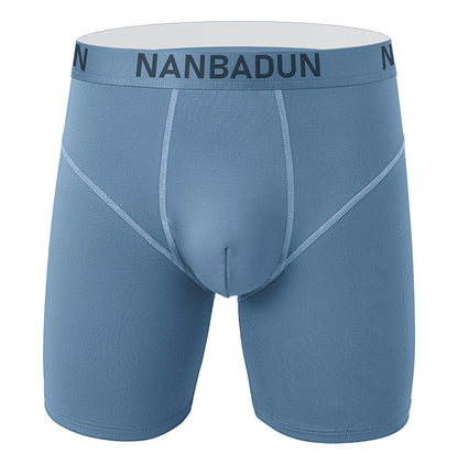 Men's Modal Sports Boxer Briefs – Mid-Waist Breathable 6 Colours
