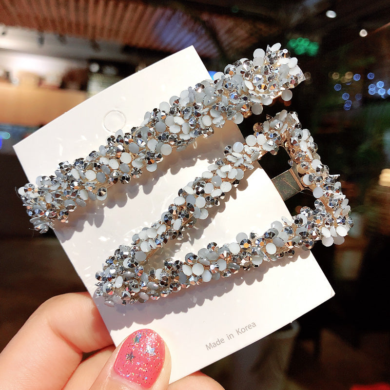Rhinestone Side Hair Clip – Crystal Barrette | 8 Colours