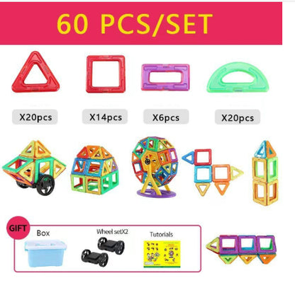 Magnetic Building Blocks Construction Set for Kids