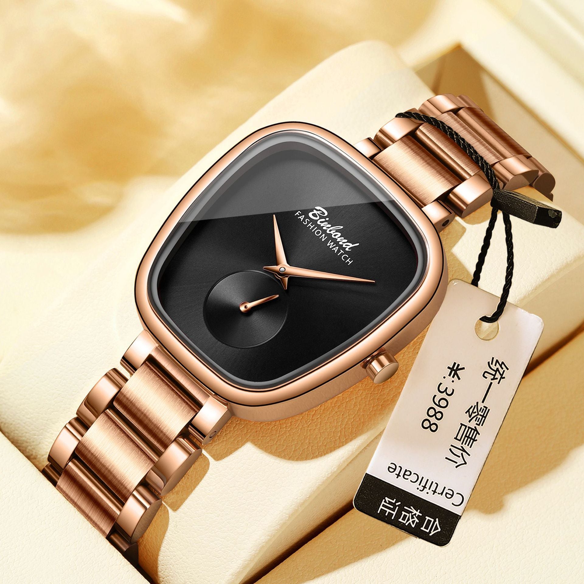 Women's Stainless Steel Quartz Watch | Water Resistant | 34mm