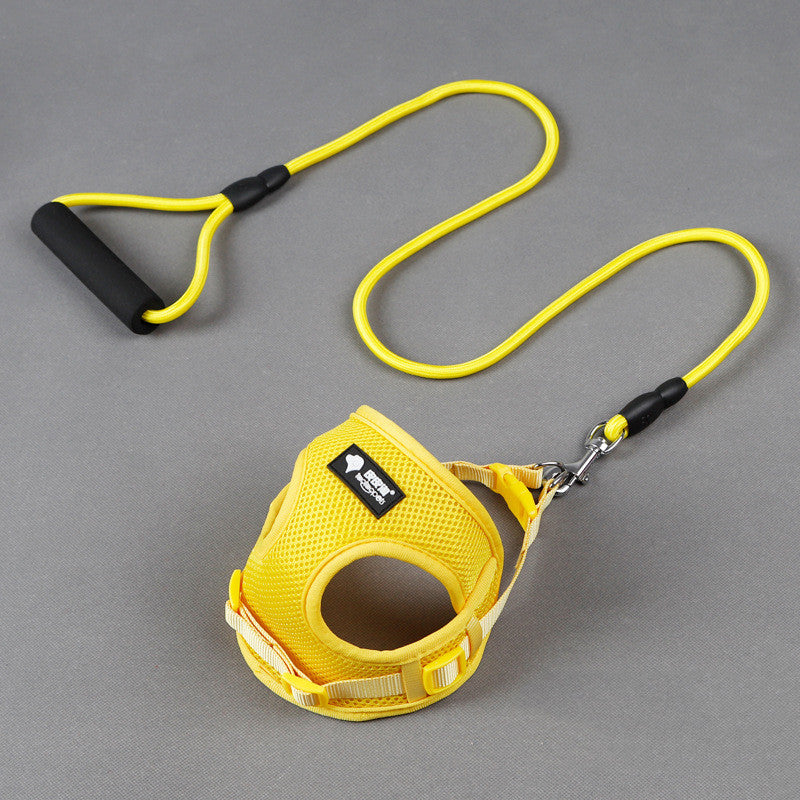 Mesh Dog Harness & Leash Set | Foam Handle | Small Dogs
