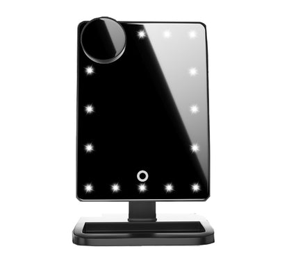 LED Vanity Mirror with Bluetooth Speaker & 10x Magnification