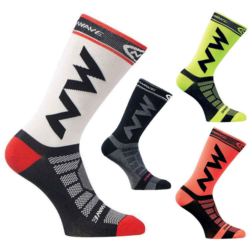 Nylon Knee-High Road Cycling Socks EU 39-45 – 5 Colours