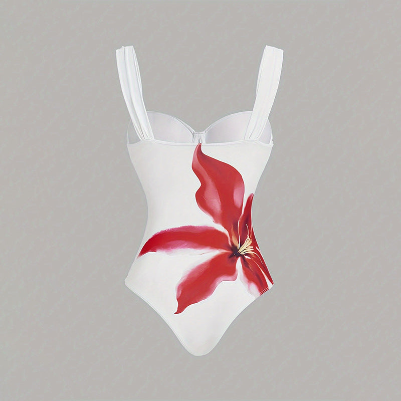 Women's Floral Print Sling Swimsuit | One-Piece Sheath | S–XL