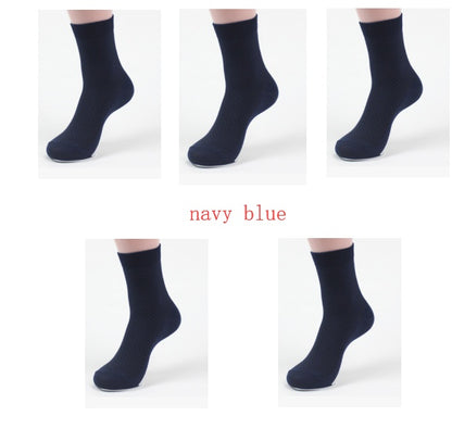 Men's Bamboo Fibre Business Socks – 5 Colours, Multi-Pack