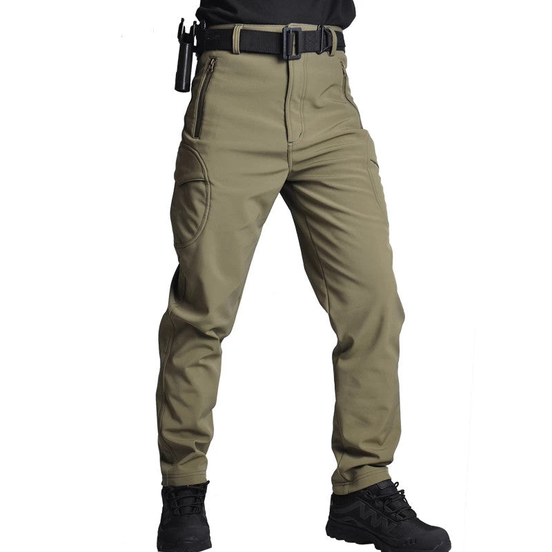 Men's Tactical Winter Trousers | Windproof Waterproof Fleece-Lined