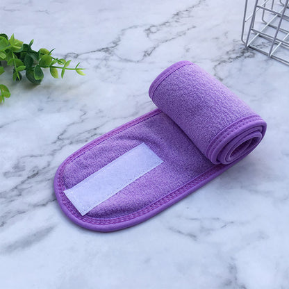 Soft Towel Fabric Hair Bands – Wide Makeup & Sports Headband | 7 Colours