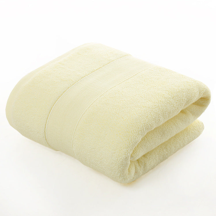 100% Cotton Thickened Plain Bath Towel 70x140cm
