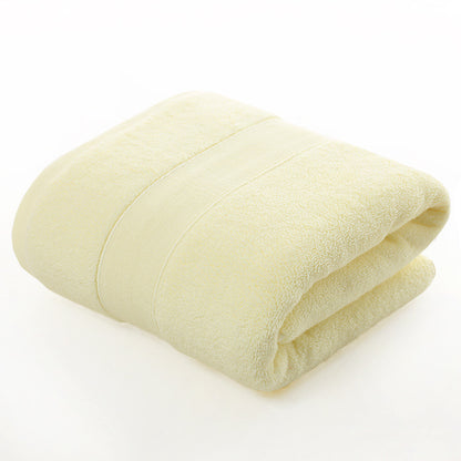 100% Cotton Thickened Plain Bath Towel 70x140cm