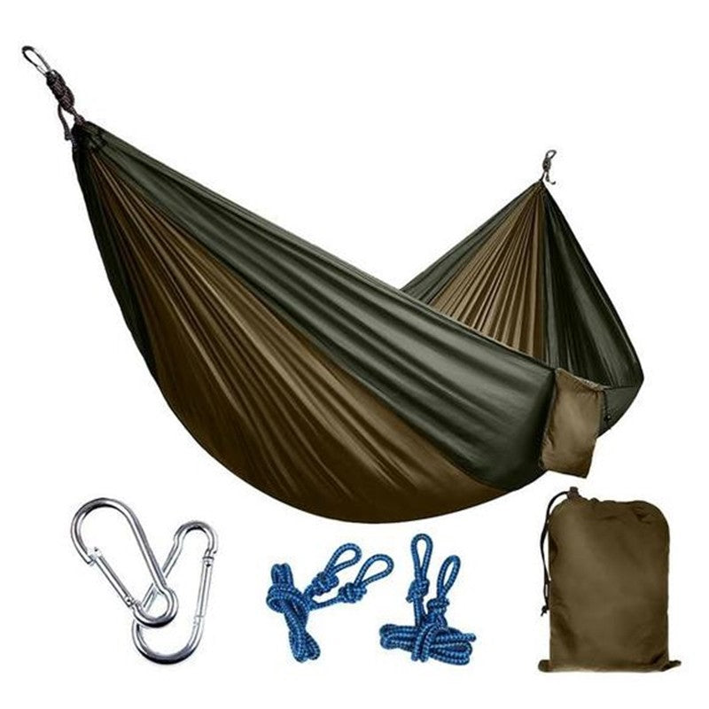 210T Parachute Nylon Camping Hammock – 270×140cm Lightweight Portable Hammock 30+ Colours