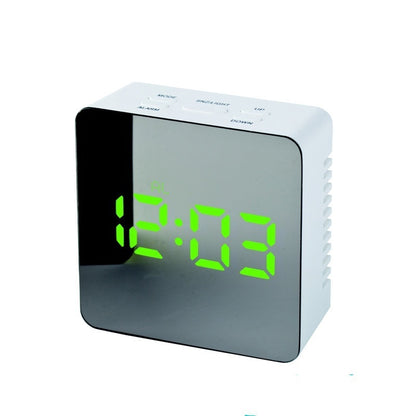 LED Mirror Alarm Clock with Temperature Display
