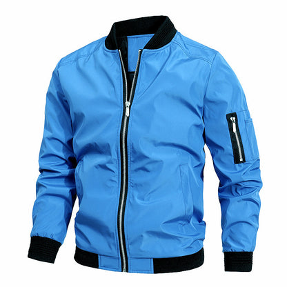 Men's Slim-Fit Bomber Jacket | Lightweight Spring Autumn Coat S–3XL