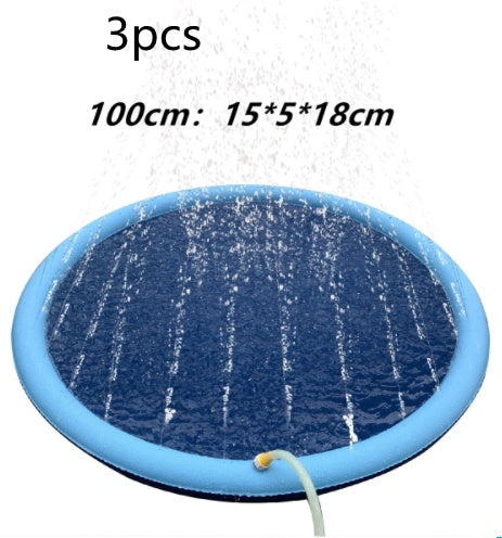 Non-Slip Splash Pad for Kids & Pets | Backyard Sprinkler Play Mat 96cm–2m