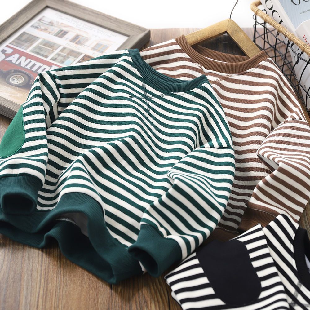 Children's Striped Long Sleeve Top | Unisex Kids T-Shirt
